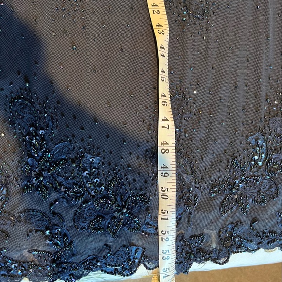 Mother of the Bride blue sequin gown. Only worn twice in the last 24 years. - Picture 15 of 15